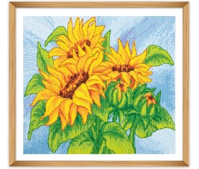 Kit Point de Croix Tournesol  38 x 34cm – Trimits