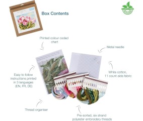 Kit Point de Croix Tulipe 39,5 x 33 cm – Trimits - Tulipe - vue 5