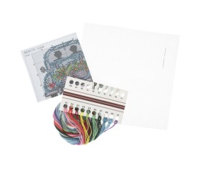 Mini Kit Point de Croix Love 14 x 15,2 cm – Trimits