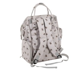 Sac à dos de voyage multi-rangements motif abeille - 30 x 24 x 43 cm – Spécial couture, tricot, crochet,... - Hobby Gift