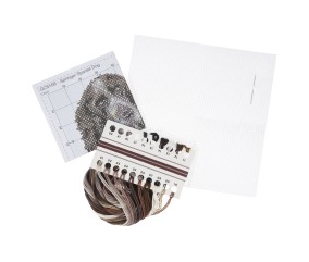 Mini Kit de Point de Croix Compté Springer Spaniel – 13 x 13 cm – Trimits