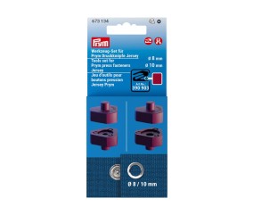 Jeu d’outils pour boutons pression Jersey Prym – Pose facile et précise de boutons sur tissus extensibles
