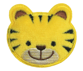 Motif décoratif brodé thermocollant Tigre – Prym (46 x 50 mm)