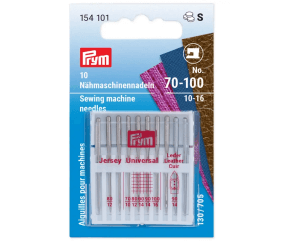 Assortiments de 10 aiguilles pour machines à coudre 70/100 - Prym