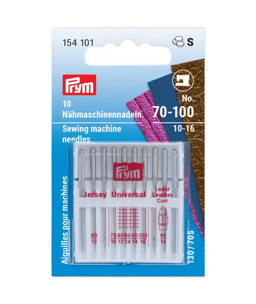 Assortiments de 10 aiguilles pour machines à coudre 70/100 - Prym