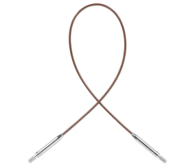 Câble rotatif 360° Natural Prym – Cordon en acier avec revêtement nylon pour aiguilles interchangeables