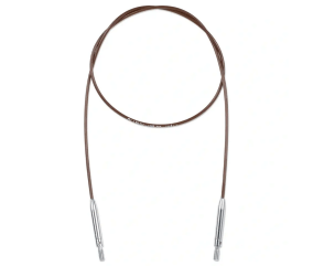 Câble rotatif 360° Natural Prym – Cordon en acier avec revêtement nylon pour aiguilles interchangeables