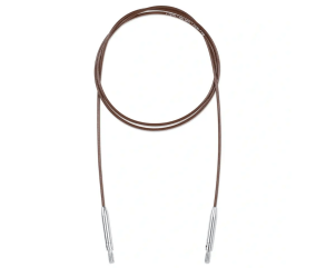 Câble rotatif 360° Natural Prym – Cordon en acier avec revêtement nylon pour aiguilles interchangeables