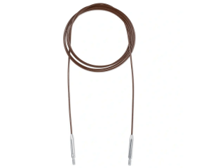 Câble rotatif 360° Natural Prym – Cordon en acier avec revêtement nylon pour aiguilles interchangeables