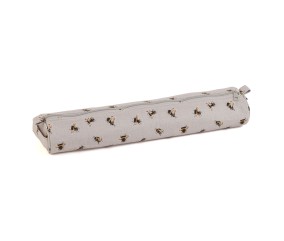 Trousse à aiguilles à tricoter (11 x 46 x 7 cm) – Motif Abeille – Hobby Gift