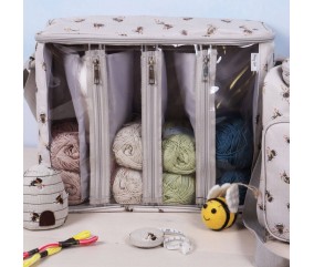 Sac de rangement motif Abeille (25 x 40 x 30 cm) – Hobby Gift