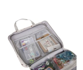 Sac de rangement pour cerceaux de broderie – Motif Abeille – Hobby Gift (12 x 35 x 35 cm)