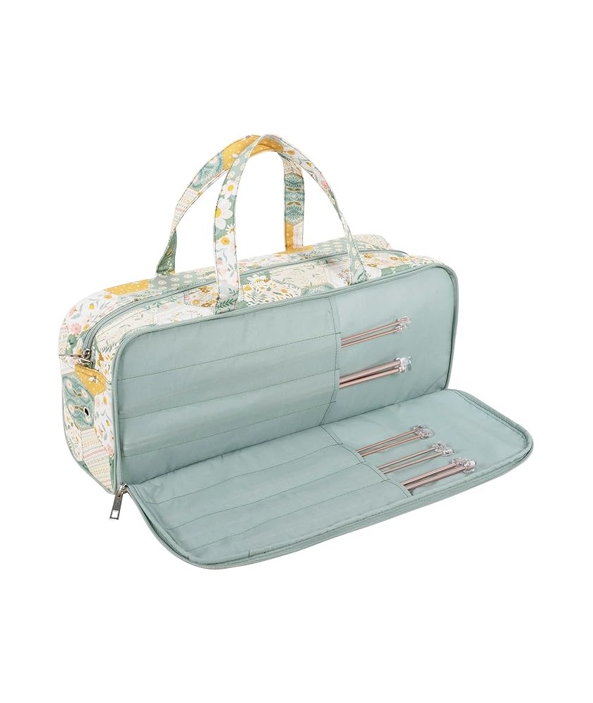Sac à ouvrage pour tricot avec rangement aiguilles – Motif Abeille Patchwork – Hobby Gift (13 x 45 x 18 cm) Sac à ouvrage pour tricot avec rangement aiguilles – Motif Abeille Patchwork – Hobby Gift (13 x 45 x 18 cm)