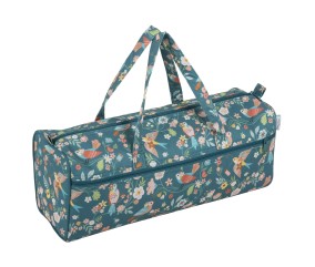 Sac à ouvrage pour tricot – Motif Oiseaux – Hobby Gift (14,5 x 45 x 16,5 cm)