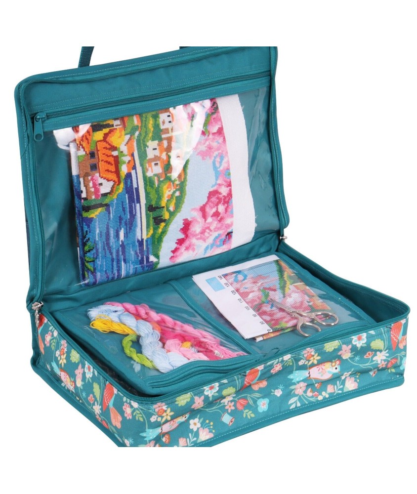 Sac tout-en-un à ouvrage – Motif Oiseaux – Hobby Gift (26,5 x 10 x 34,5 cm) Sac tout-en-un à ouvrage – Motif Oiseaux – Hobby Gift (26,5 x 10 x 34,5 cm)
