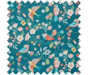 Boîte à couture double ouverture - motif oiseaux – Hobby Gift (21 x 30,5 x 19,5 cm)