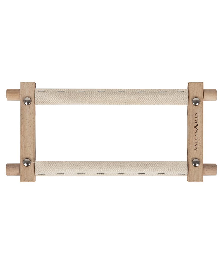 Cadre Rotatif pour Tapisserie en Bois de Hêtre 22.8 x 15.2 cm  – Avec Ruban en Tissu - Milward