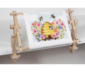 Cadre Rotatif pour Tapisserie avec Ruban 22.8 x 22.8 cm - Milward