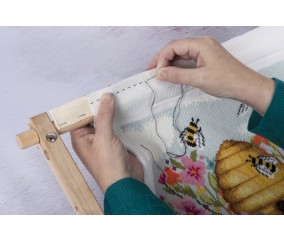 Cadre Rotatif pour Tapisserie avec Ruban 22.8 x 22.8 cm - Milward