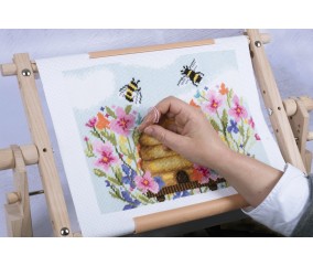 Cadre Rotatif pour Tapisserie à Clipser (30,4 x 30,4 cm) - Milward