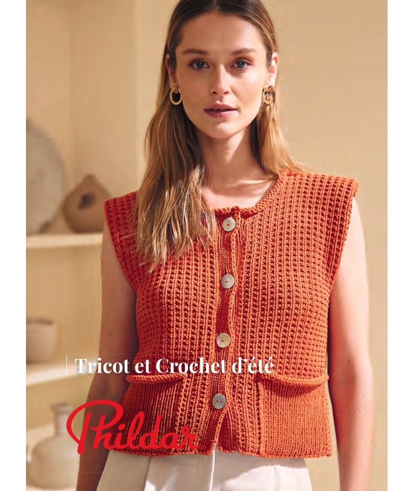 Catalogue Phildar N°259 – Tricot & Crochet Été Catalogue Phildar N°259 – Tricot & Crochet Été