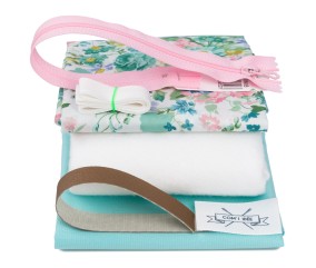 Kit Trousse de Beauté "Francesca" – Com’1 Idée | Tissu Liberty Fabrics x Bridgerton | Niveau Intermédiaire | Made in France