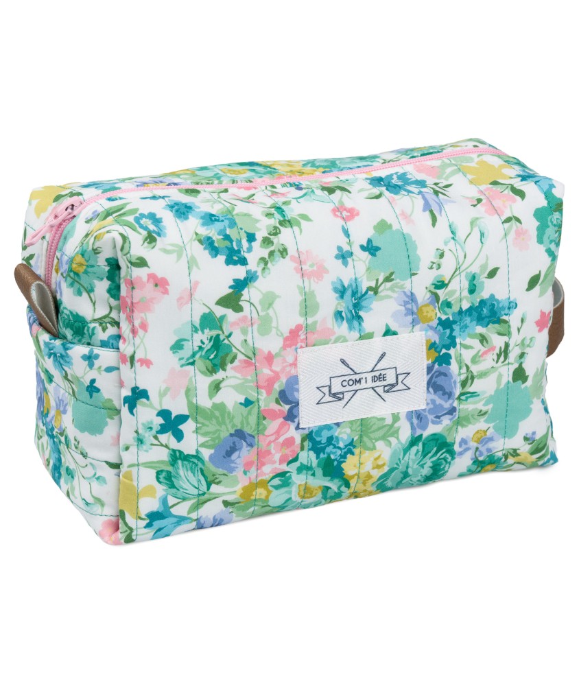 Kit Trousse de Beauté "Francesca" – Com’1 Idée | Tissu Liberty Fabrics x Bridgerton | Niveau Intermédiaire | Made in France Kit Trousse de Beauté "Francesca" – Com’1 Idée | Tissu Liberty Fabrics x Bridgerton | Niveau Intermédiaire | Made in France