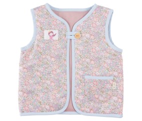 Kit Gilet Berger Enfant Céleste – Com’1 Idée | Tissu Liberty | DIY Couture | Made in France | 12 mois à 6 ans