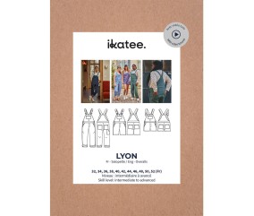 Patron salopette femme LYON pochette