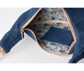 Kit Sac Besace Dakota – Com’1 Idée | Jean Brut & Liberty | DIY Facile | Bandoulière Ethnique | Made in France