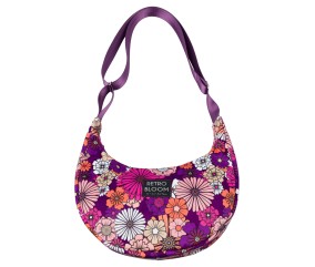 Kit Sac Besace Rétro Bloom – Com’1 Idée x Avril Fabrics | Velours exclusif | DIY facile & tendance | Finitions couture