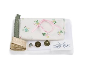 Kit Couture Petite Pochette Bijoux Daphné – Édition Liberty Bridgerton x Com’1 Idée | Élégance nomade & finition soignée