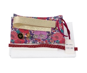 Kit Couture Petite Pochette Bijoux Flora – Com’1 Idée | Élégance et praticité pour vos bijoux