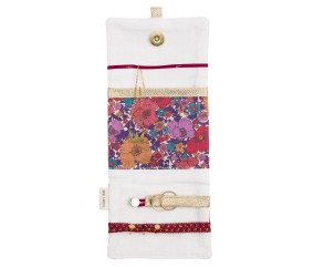 Kit Couture Petite Pochette Bijoux Flora – Com’1 Idée | Élégance et praticité pour vos bijoux
