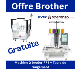Machine à Broder Semi-Professionnelle Brother PR1 - Garantie 5 ans - Exprimez Votre Créativité avec Précision