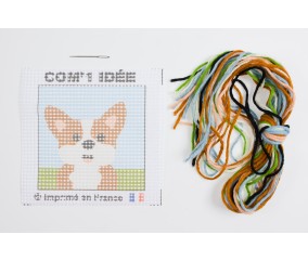 Kit Canevas Soudan "Winston" 15x15 cm – Com'1 Idée