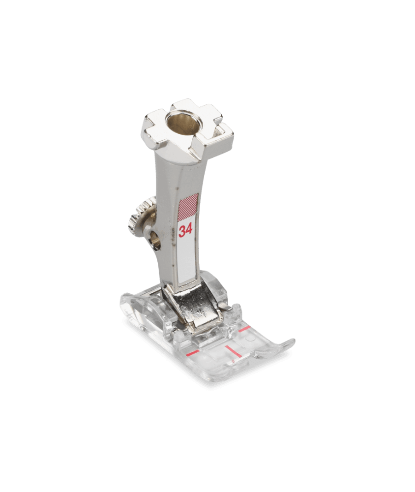 Pied pour Points en Marche Arrière N°34 avec Semelle Transparente pour machine électronique – Bernina Pied pour Points en Marche Arrière N°34 avec Semelle Transparente pour machine électronique – Bernina