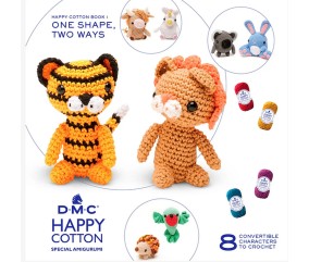 Happy Cotton - BOOK 1 - Une forme, 2 possibilités - Dmc