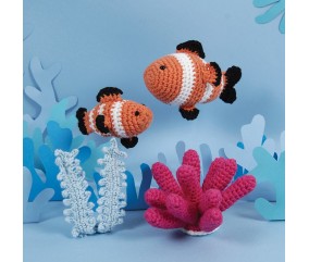 Kit Amigurumi Poisson Clown DMC – Idéal débutant