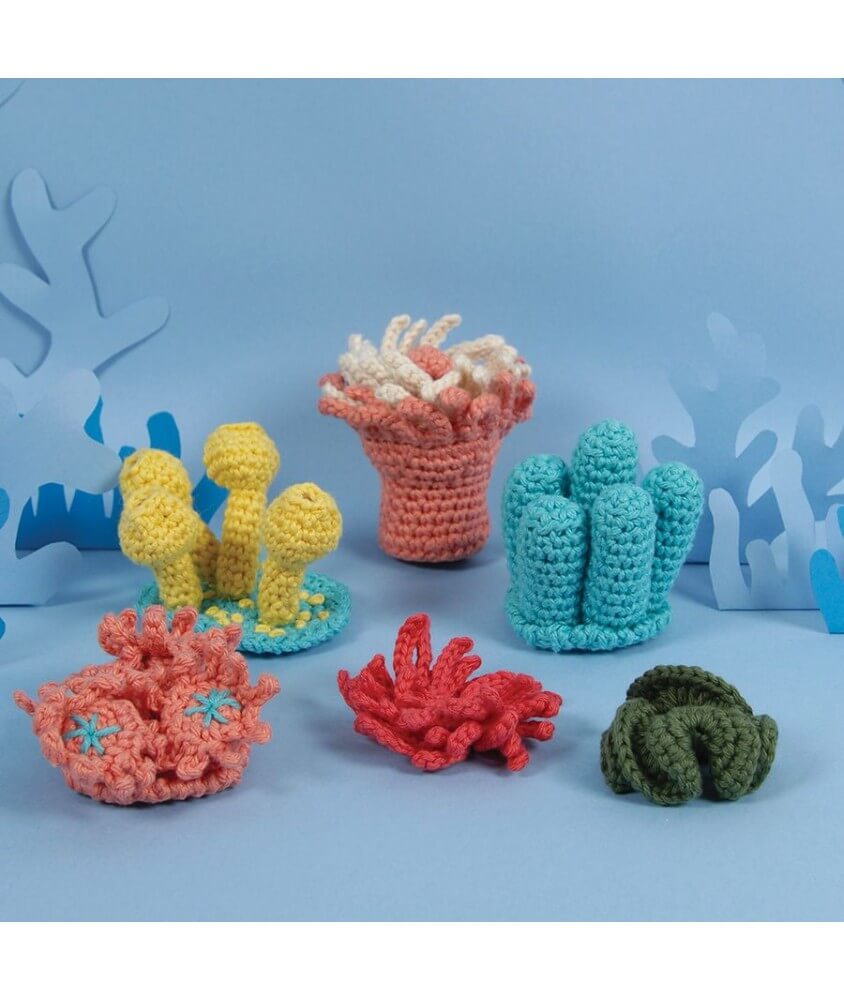 Kit Amigurumi Coraux DMC – Débutants & confirmés Kit Amigurumi Coraux DMC – Débutants & confirmés