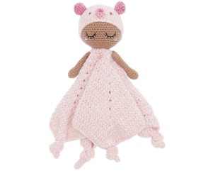 Kit Ricorumi Baby Blankies – Porcelet à crocheter - Doudou à faire soi-même
