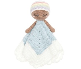 Kit Ricorumi Baby Blankies – Arc-en-ciel Pastel - Doudou à crocheter aux couleurs douces - Rico Design
