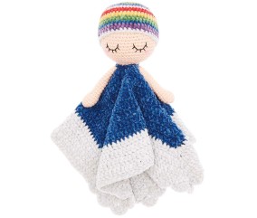 Kit Ricorumi Baby Blankies – Arc-en-ciel - Doudou à crocheter arc-en-ciel - Rico Design