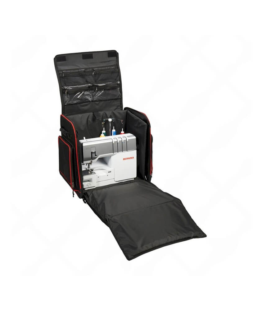 Trolley de transport pour Surjeteuse Bernina – Série L 8 - Chariot officiel robuste et pratique Trolley de transport pour Surjeteuse Bernina – Série L 8 - Chariot officiel robuste et pratique