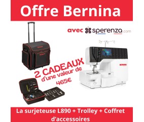 L890 - La Rolls des surjeteuses et des recouvreuses! - Garantie 5 ans - Bernina