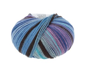 Pelote à tricoter Merino 200 Bébé Color – Lang Yarns - Laine mérinos extrafine multicolore pour layette
