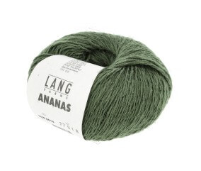 Pelote à tricoter ANANAS – Lang Yarns - Fil durable en lyocell et fibres d’ananas