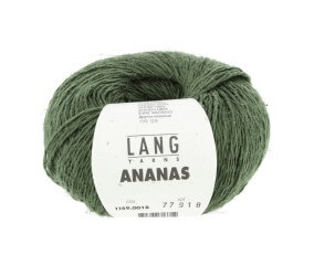 Pelote à tricoter ANANAS – Lang Yarns - Fil durable en lyocell et fibres d’ananas