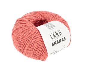 Pelote à tricoter ANANAS – Lang Yarns - Fil durable en lyocell et fibres d’ananas