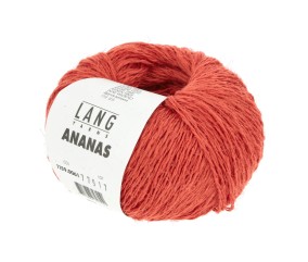 Pelote à tricoter ANANAS – Lang Yarns - Fil durable en lyocell et fibres d’ananas